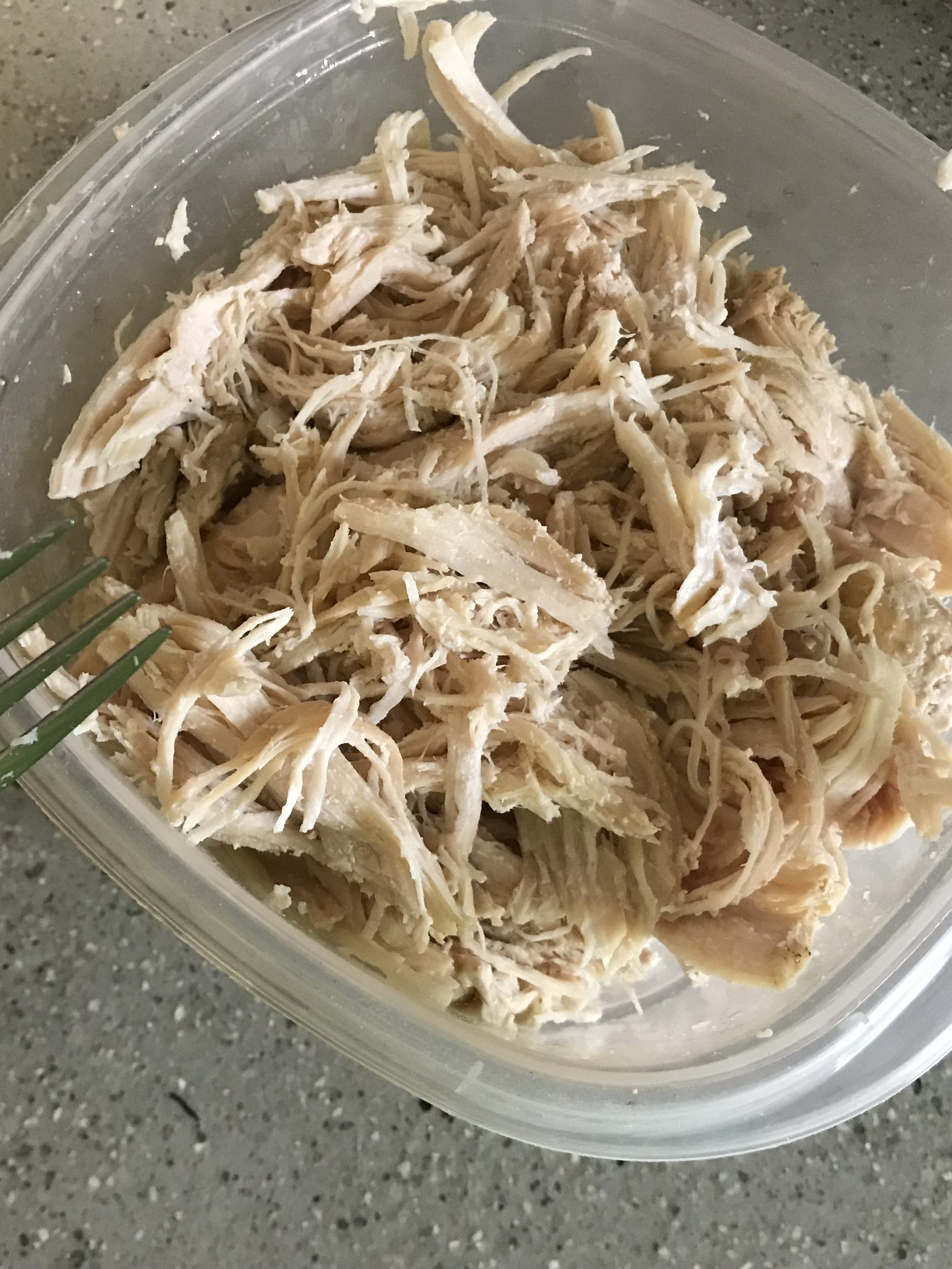 slow cooker shredded chicken