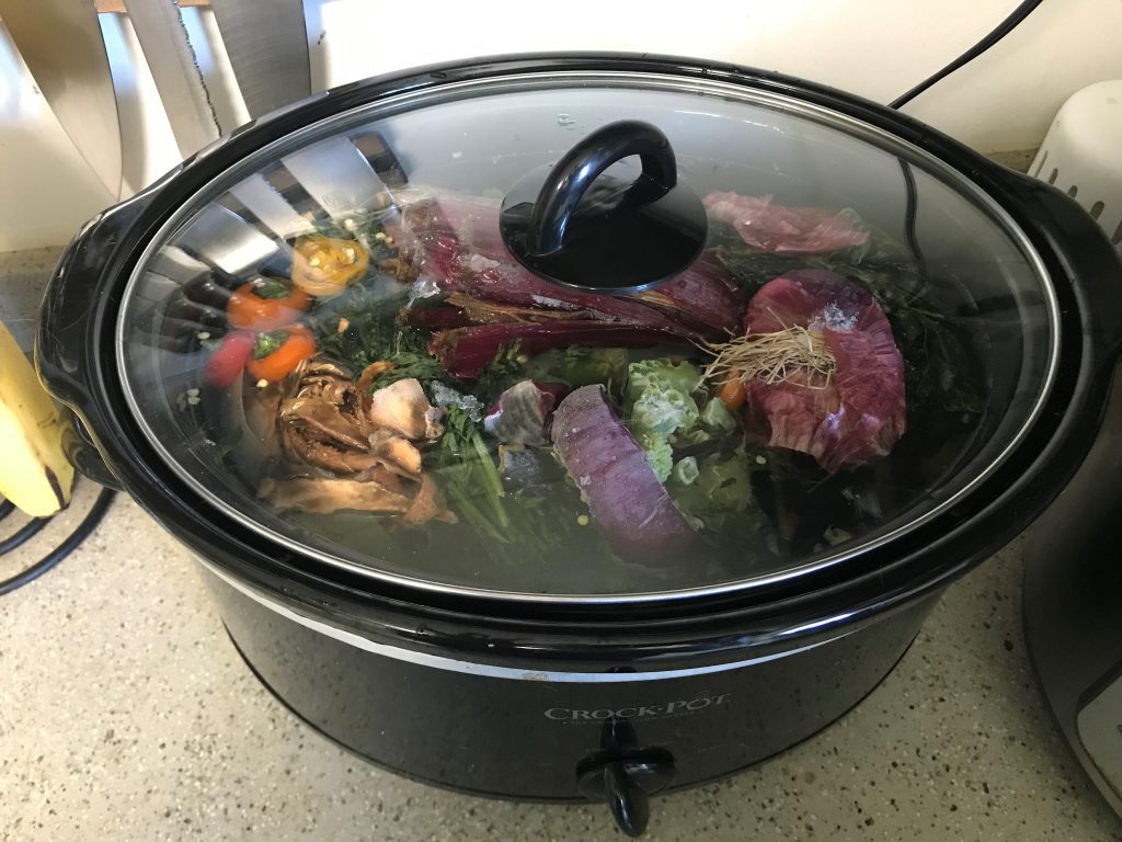 easy make vegetable broth slow cooker